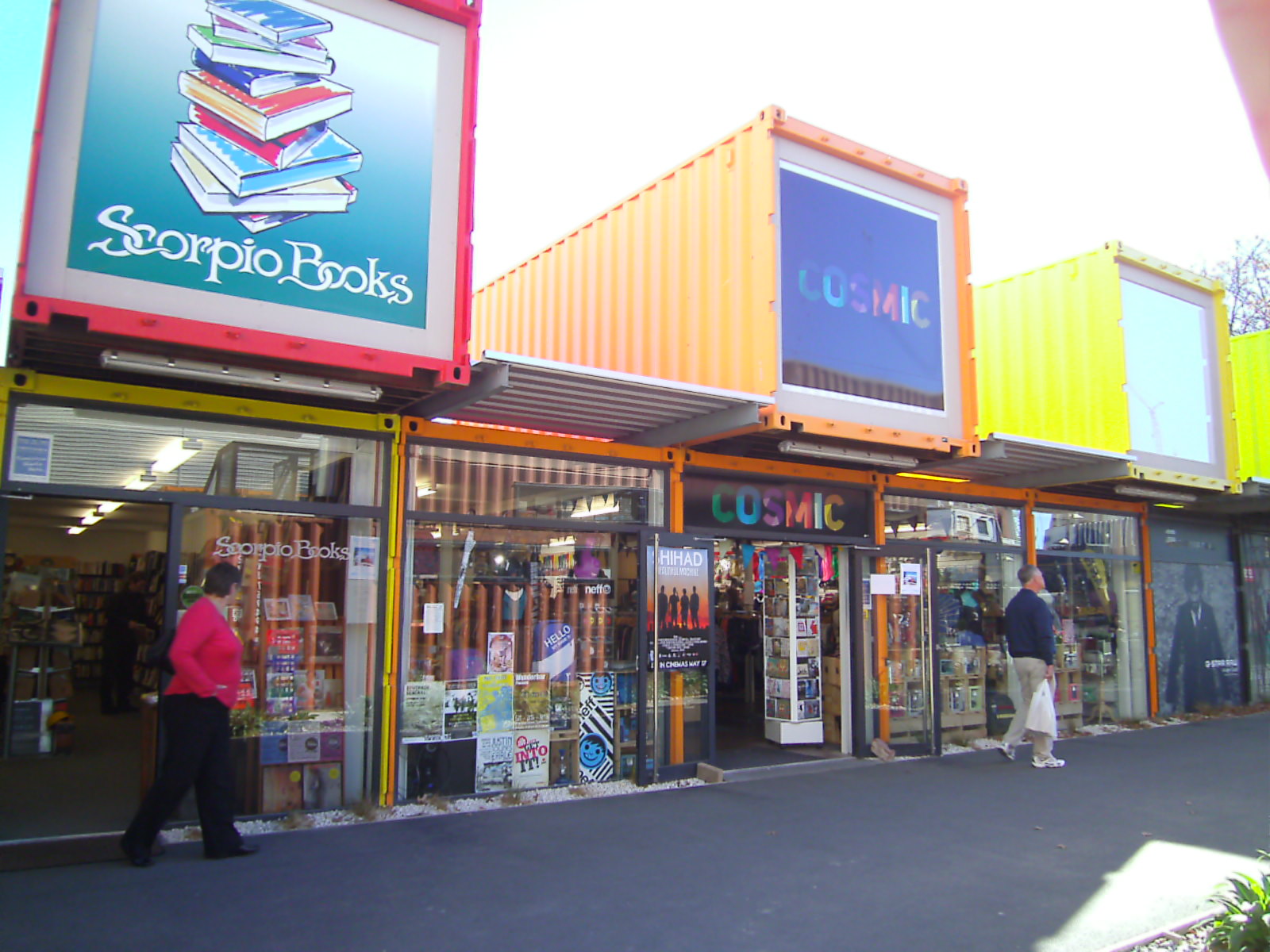 container mall in christchurch